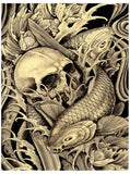 Koi and Skull