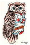 Owl Sugar Skull