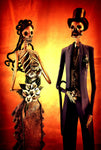 Bride and Groom - Dia De Los Muertos